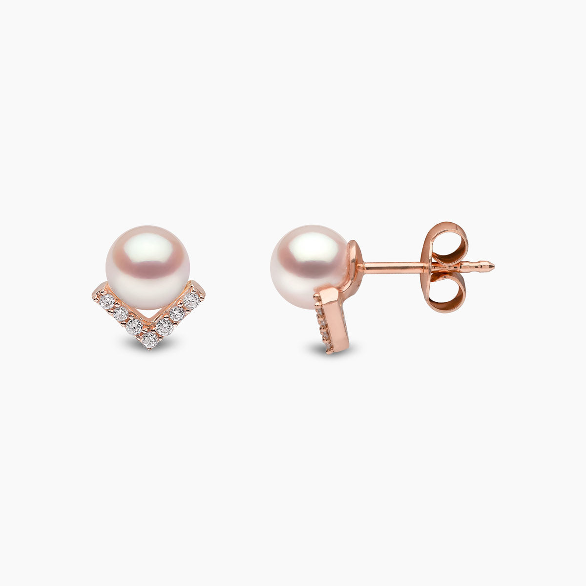 Rose Gold / White Freshwater