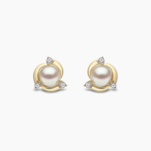 Yellow Gold / White Freshwater