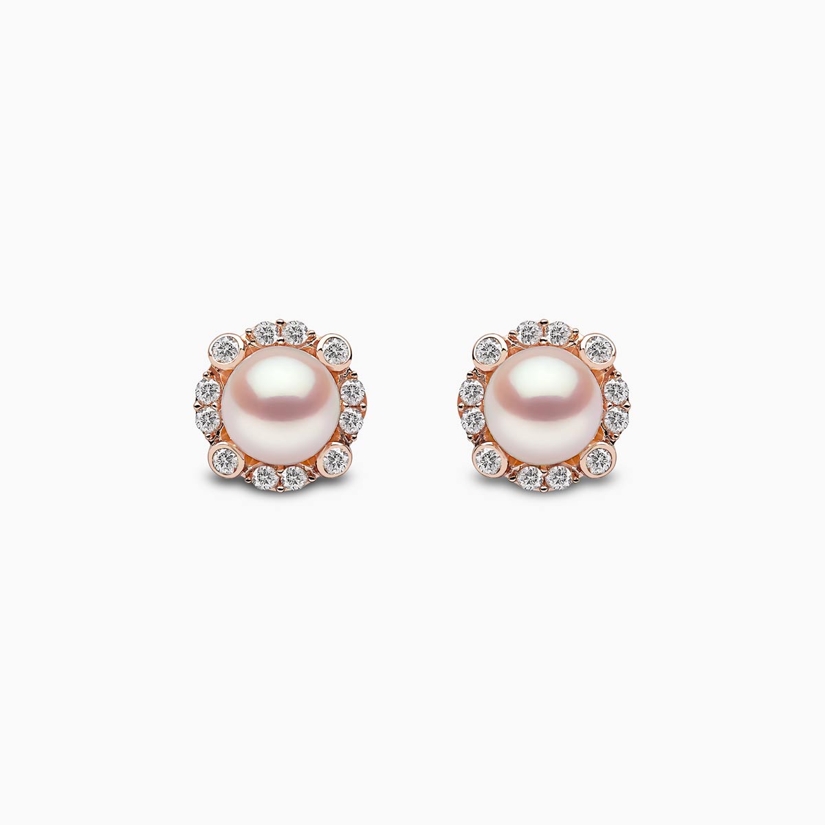 Rose Gold / White Freshwater