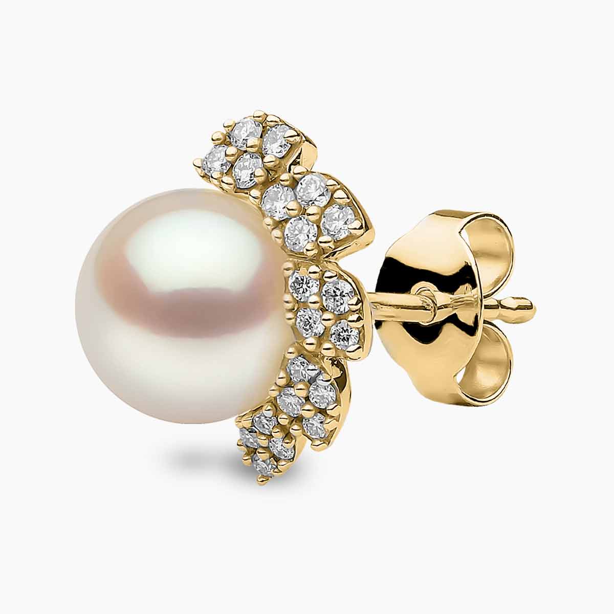 Yellow Gold / White Freshwater