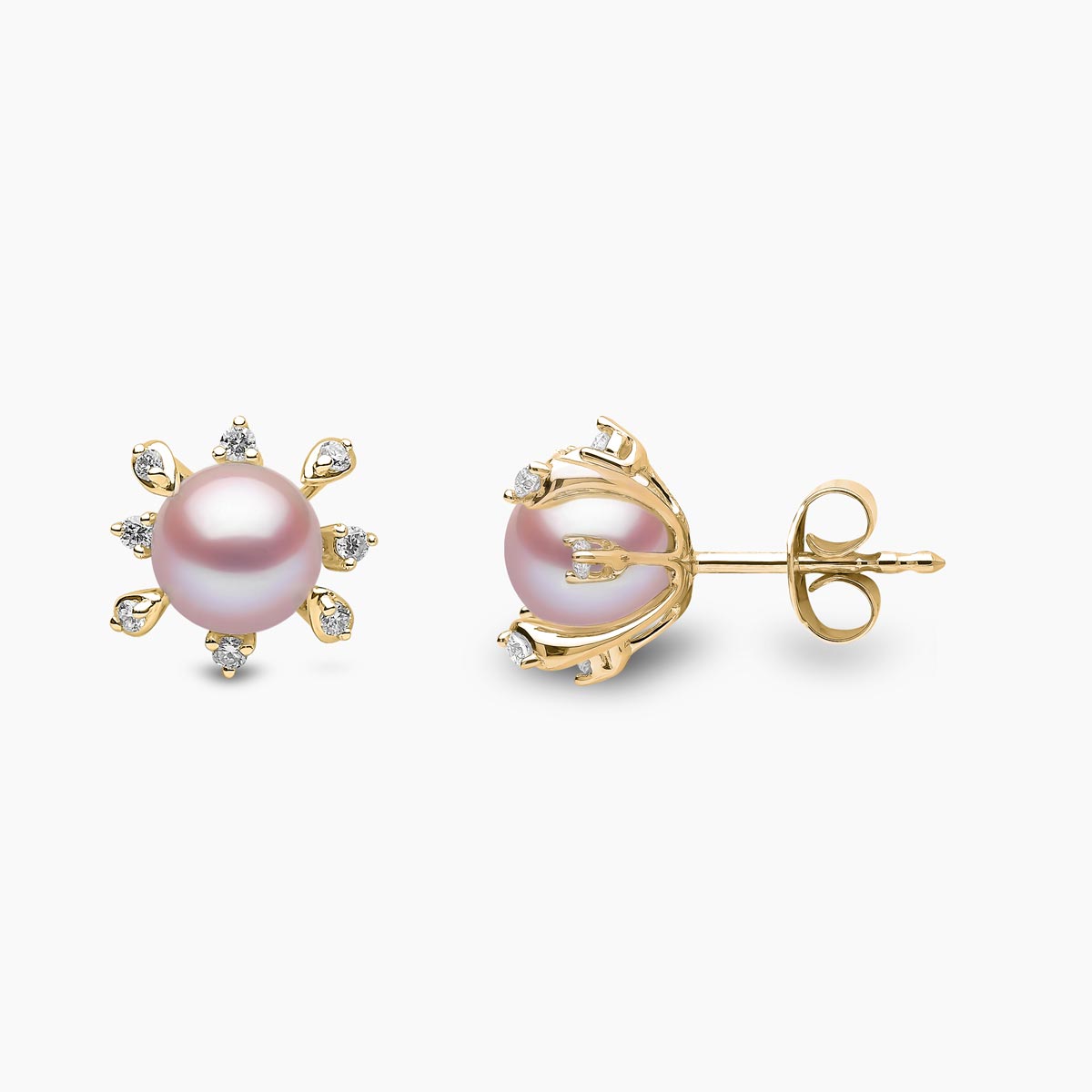 Yellow Gold / Pink Freshwater 