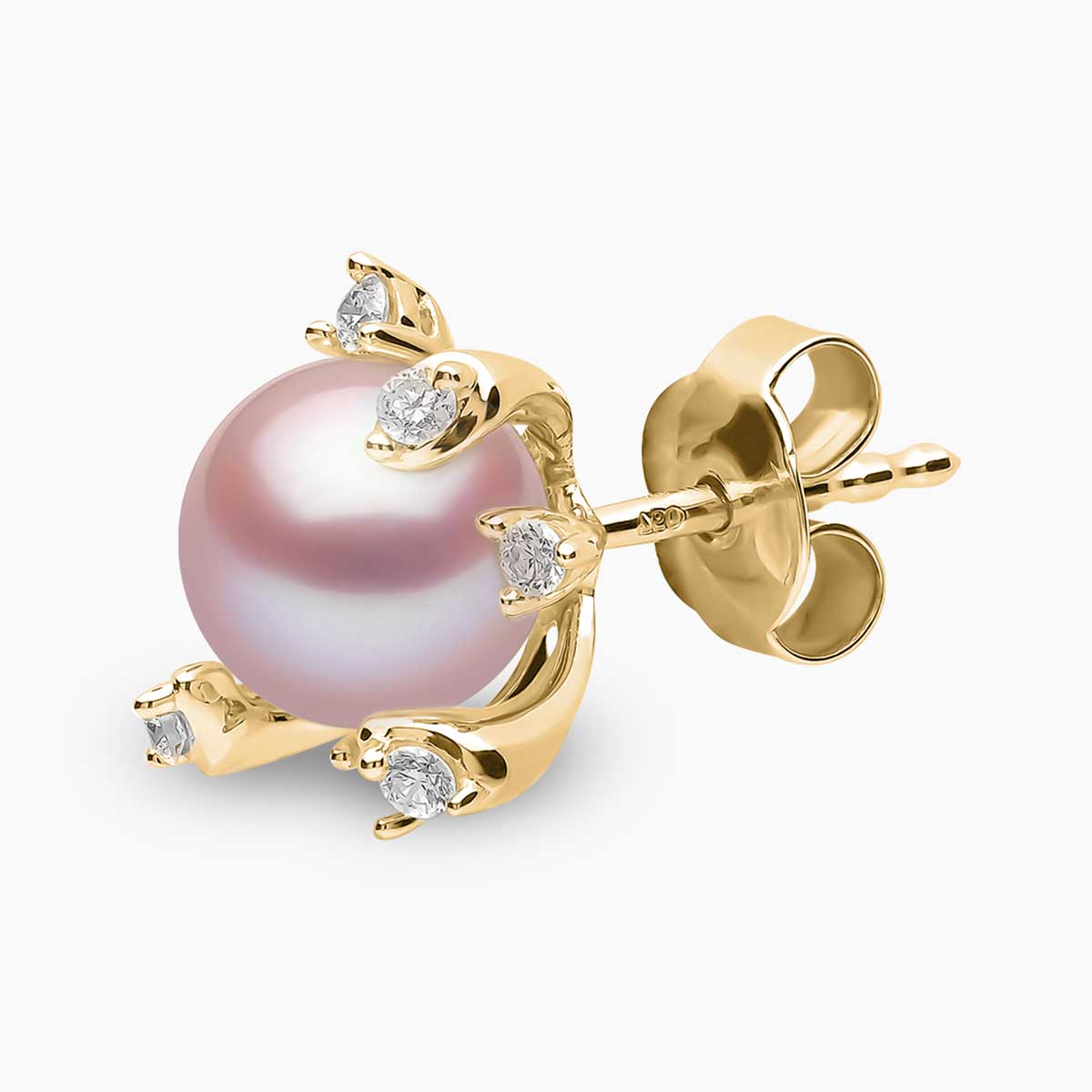 Yellow Gold / Pink Freshwater 