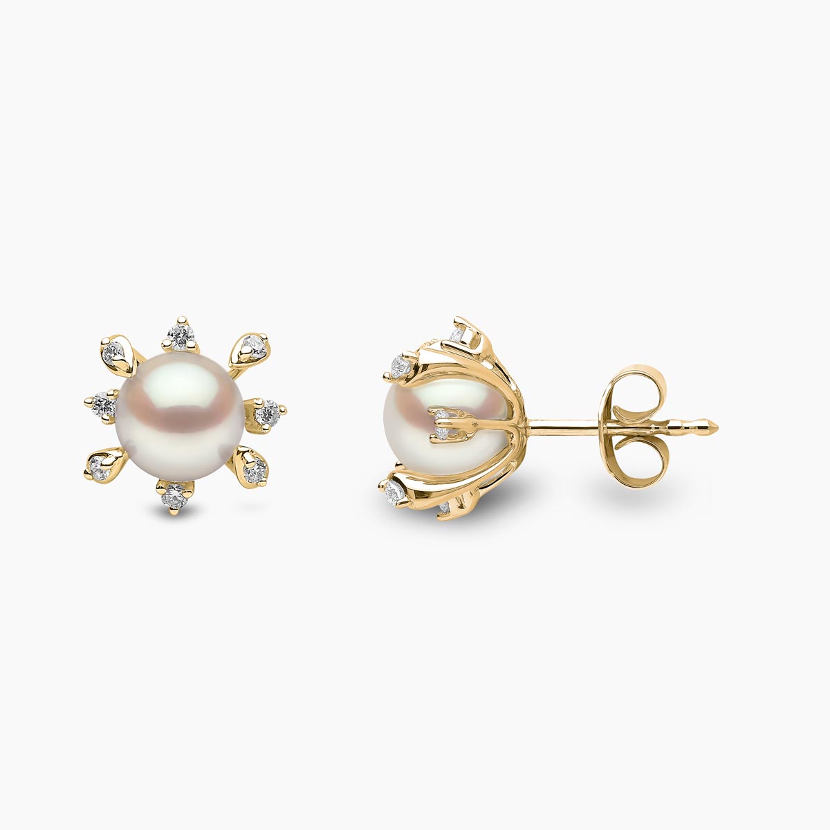 Yellow Gold / White Freshwater