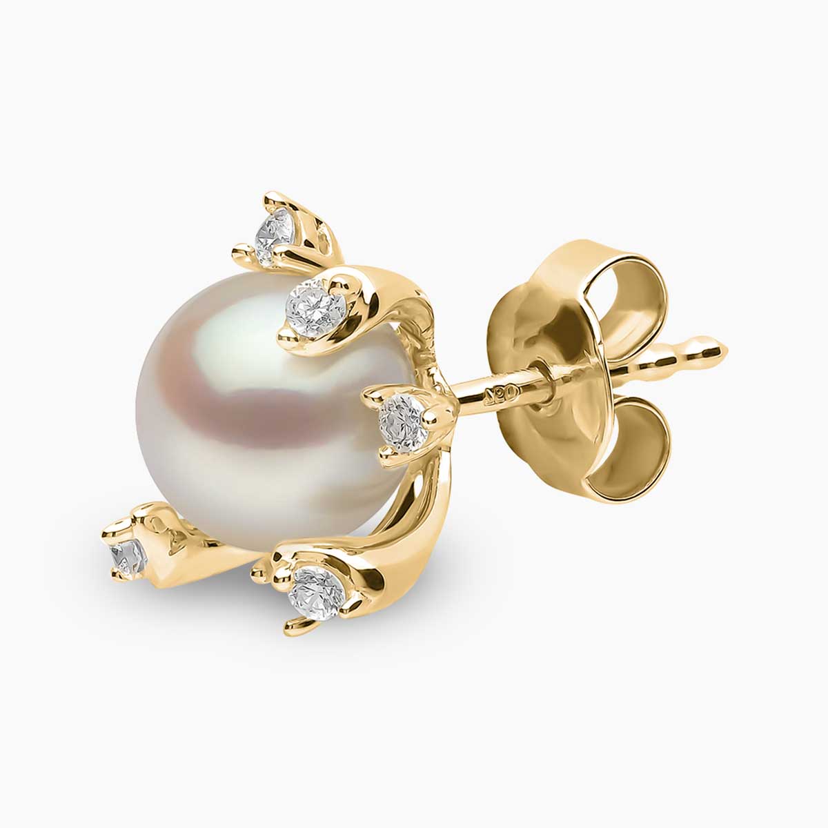 Yellow Gold / White Freshwater