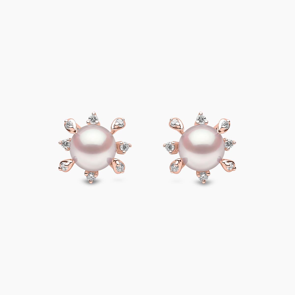 Rose Gold / White Freshwater