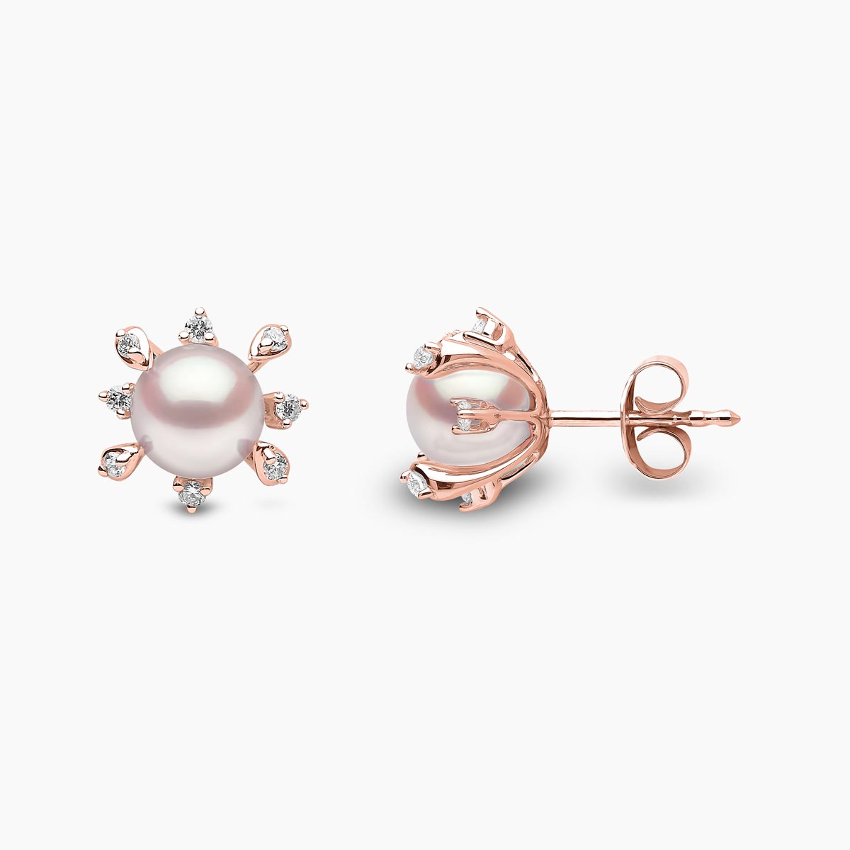 Rose Gold / White Freshwater