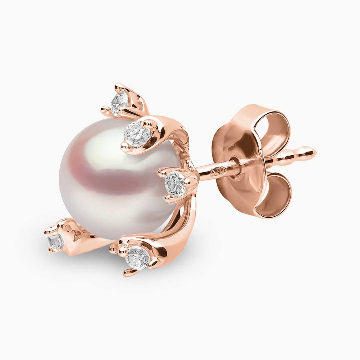 Rose Gold / White Freshwater