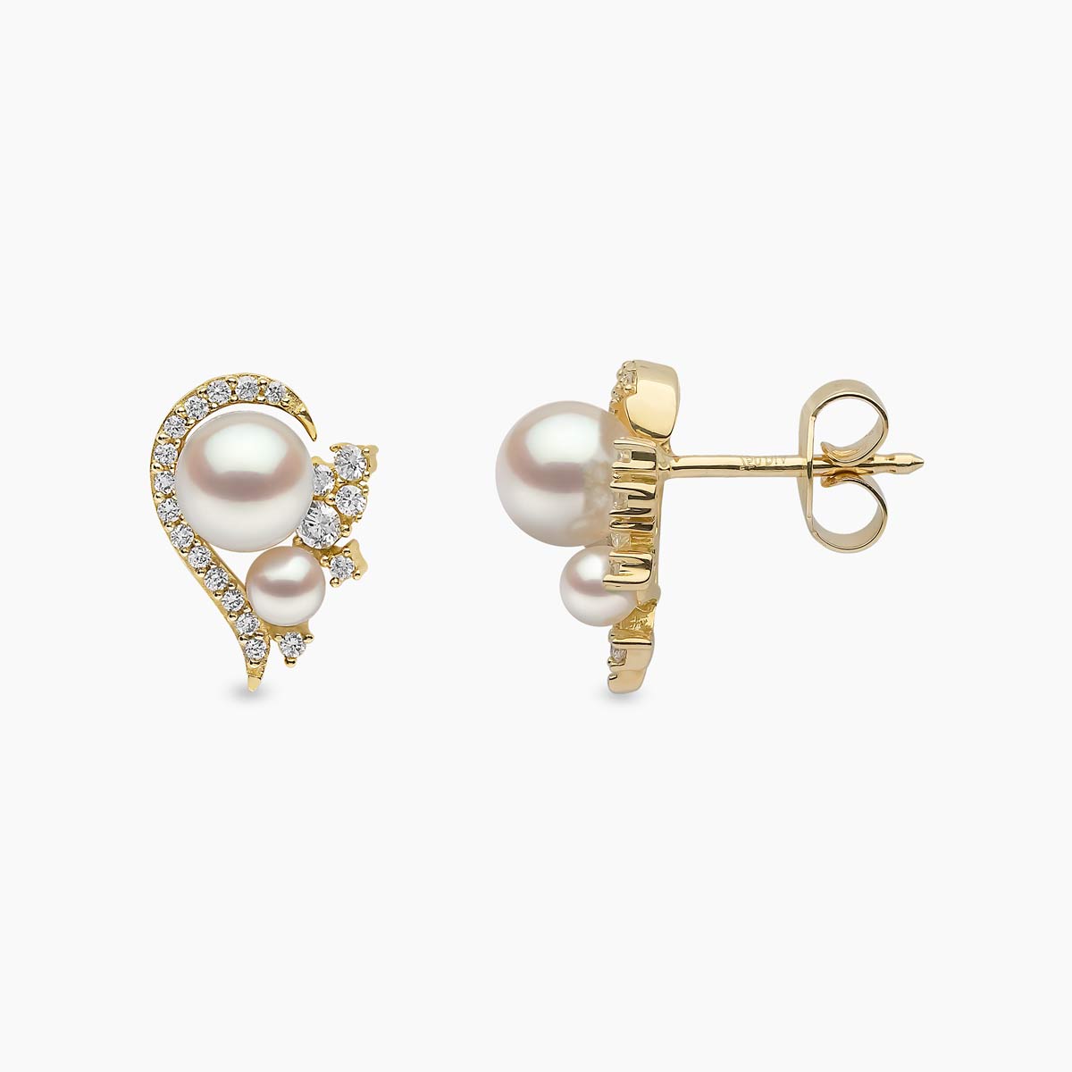 Yellow Gold / White Freshwater