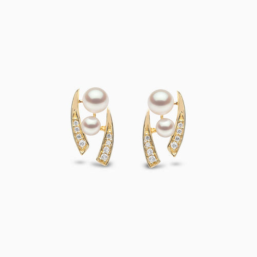 Yellow Gold / White Freshwater