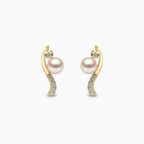 Yellow Gold / White Freshwater