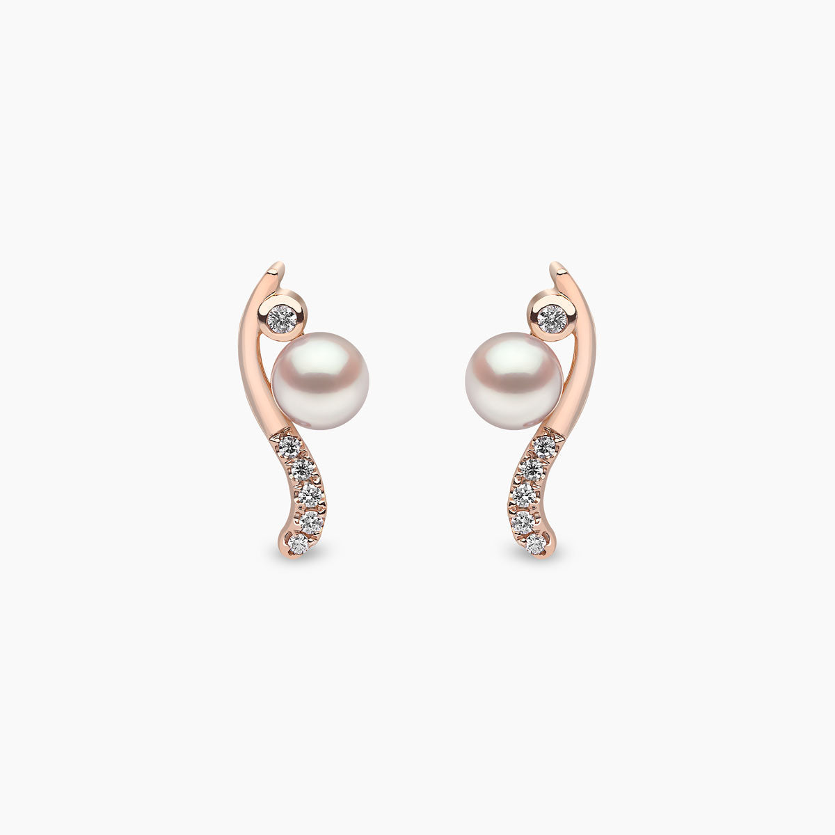 Rose Gold / White Freshwater
