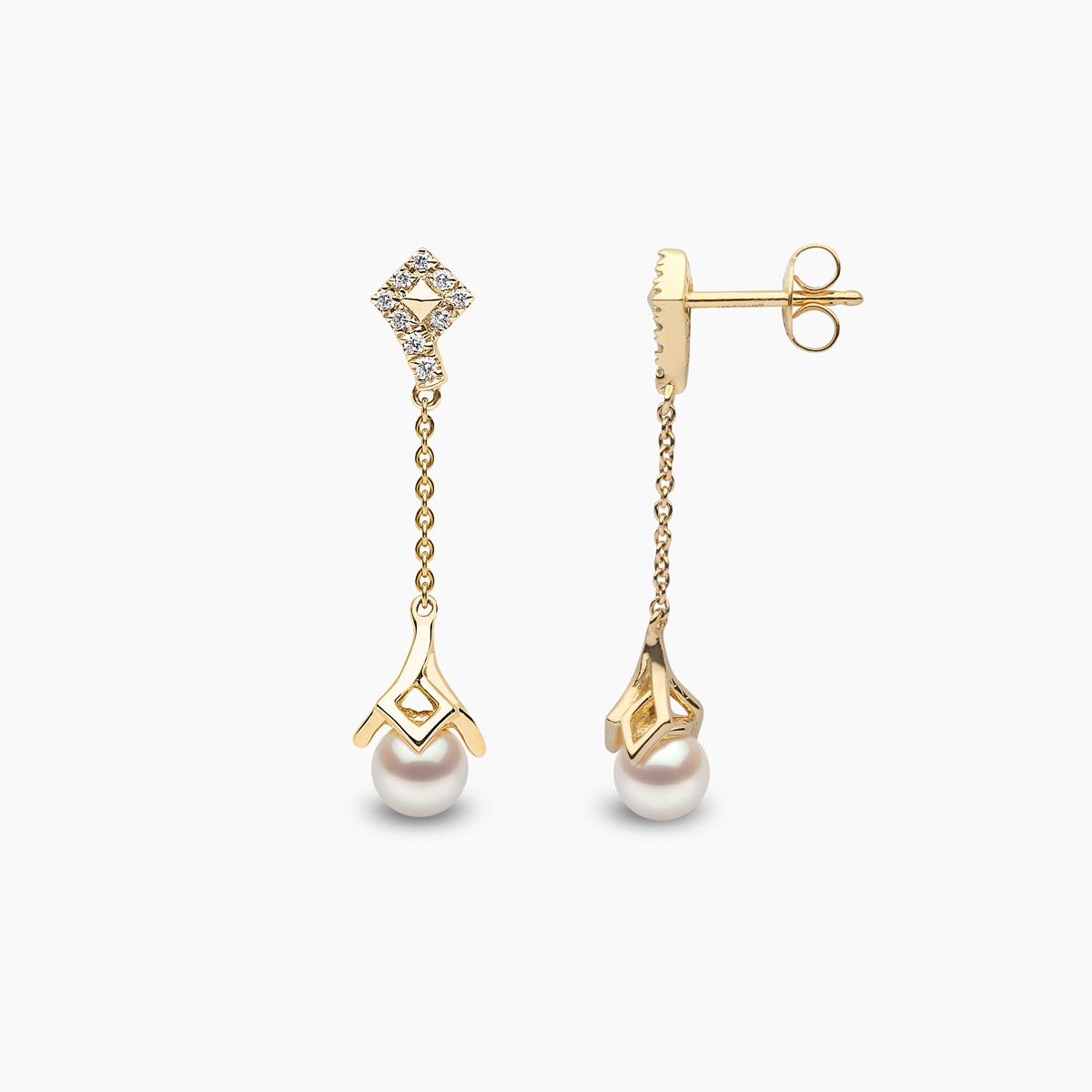 Yellow Gold / White Freshwater