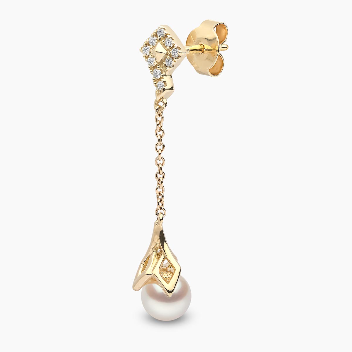 Yellow Gold / White Freshwater