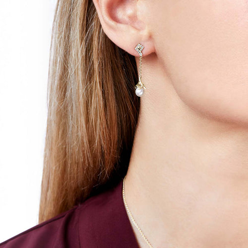 Yellow Gold / White Freshwater