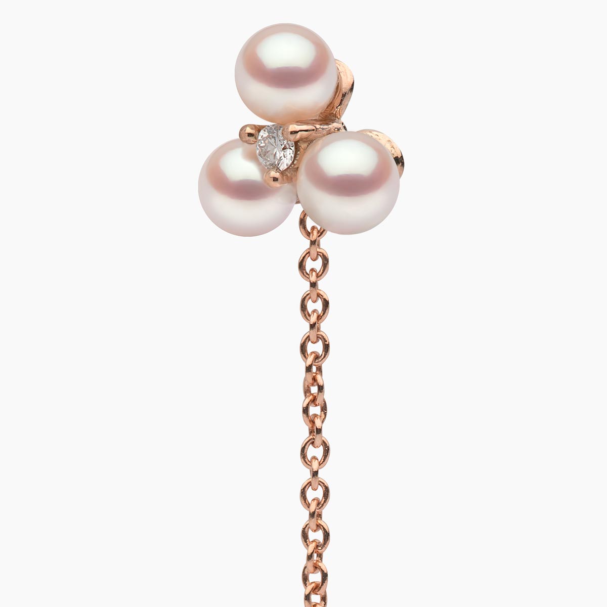 Rose Gold / White Freshwater