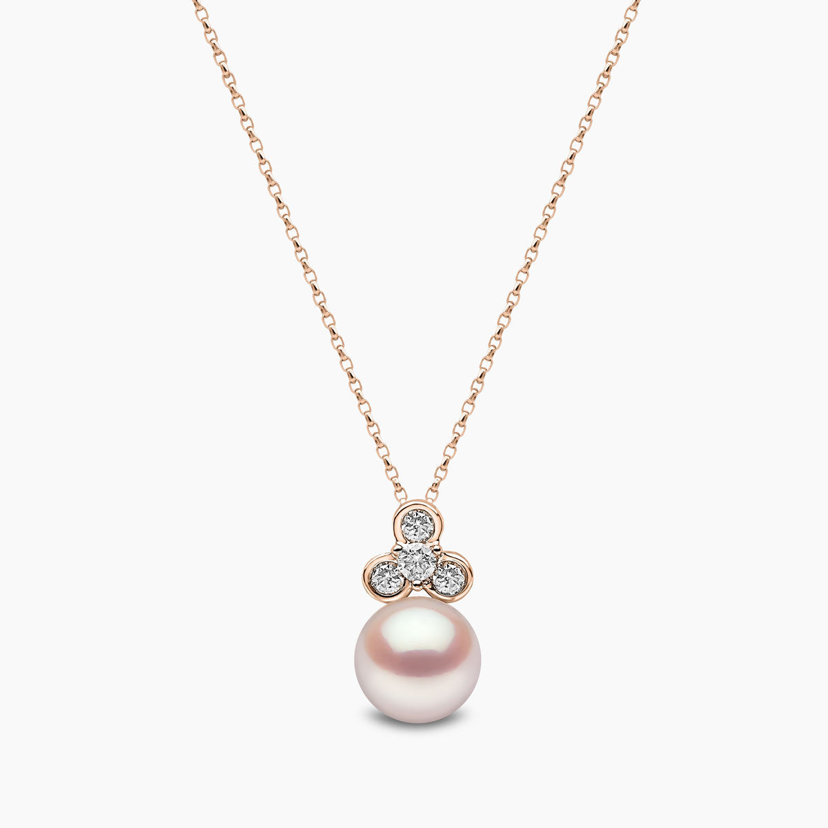 Rose Gold / White Freshwater 