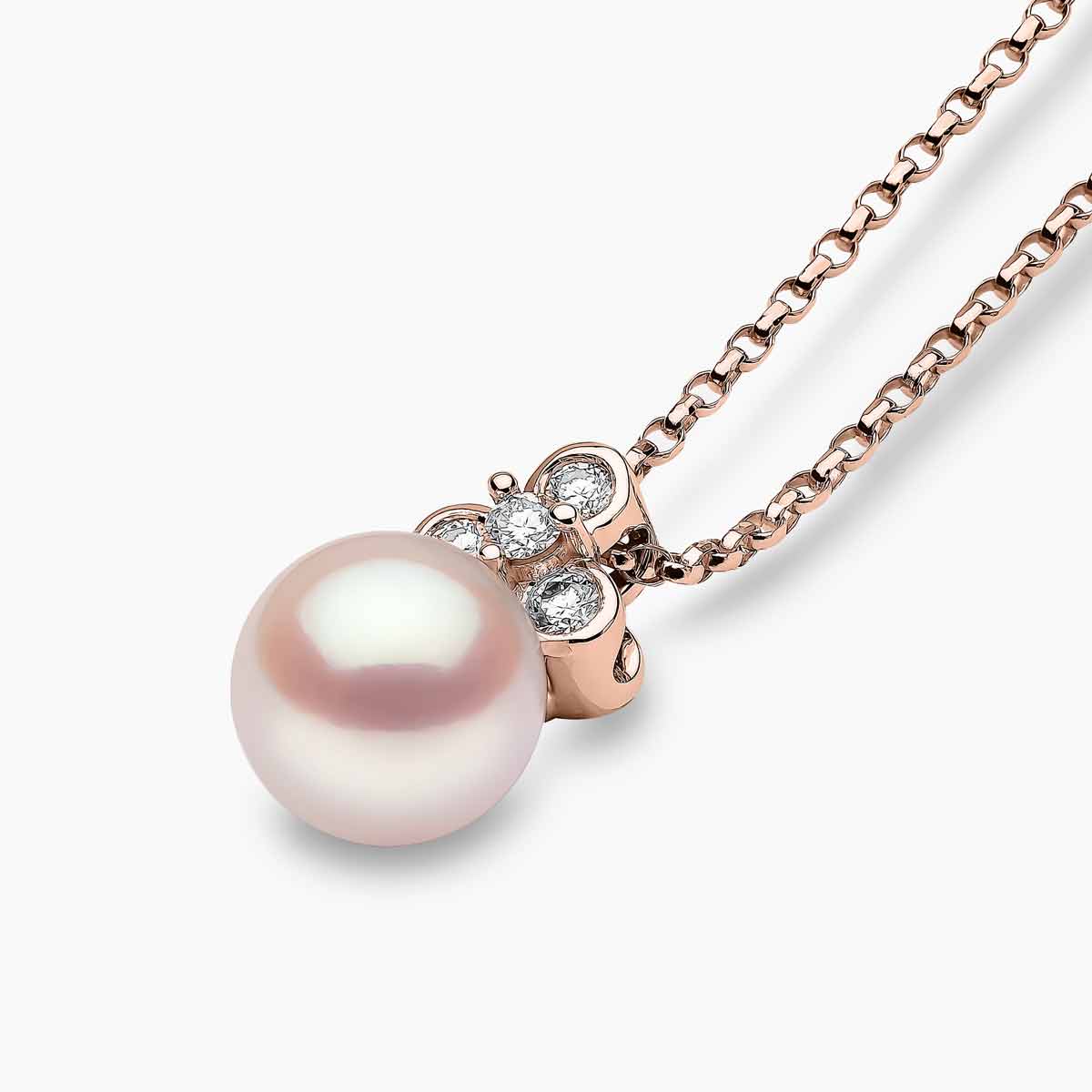 Rose Gold / White Freshwater 