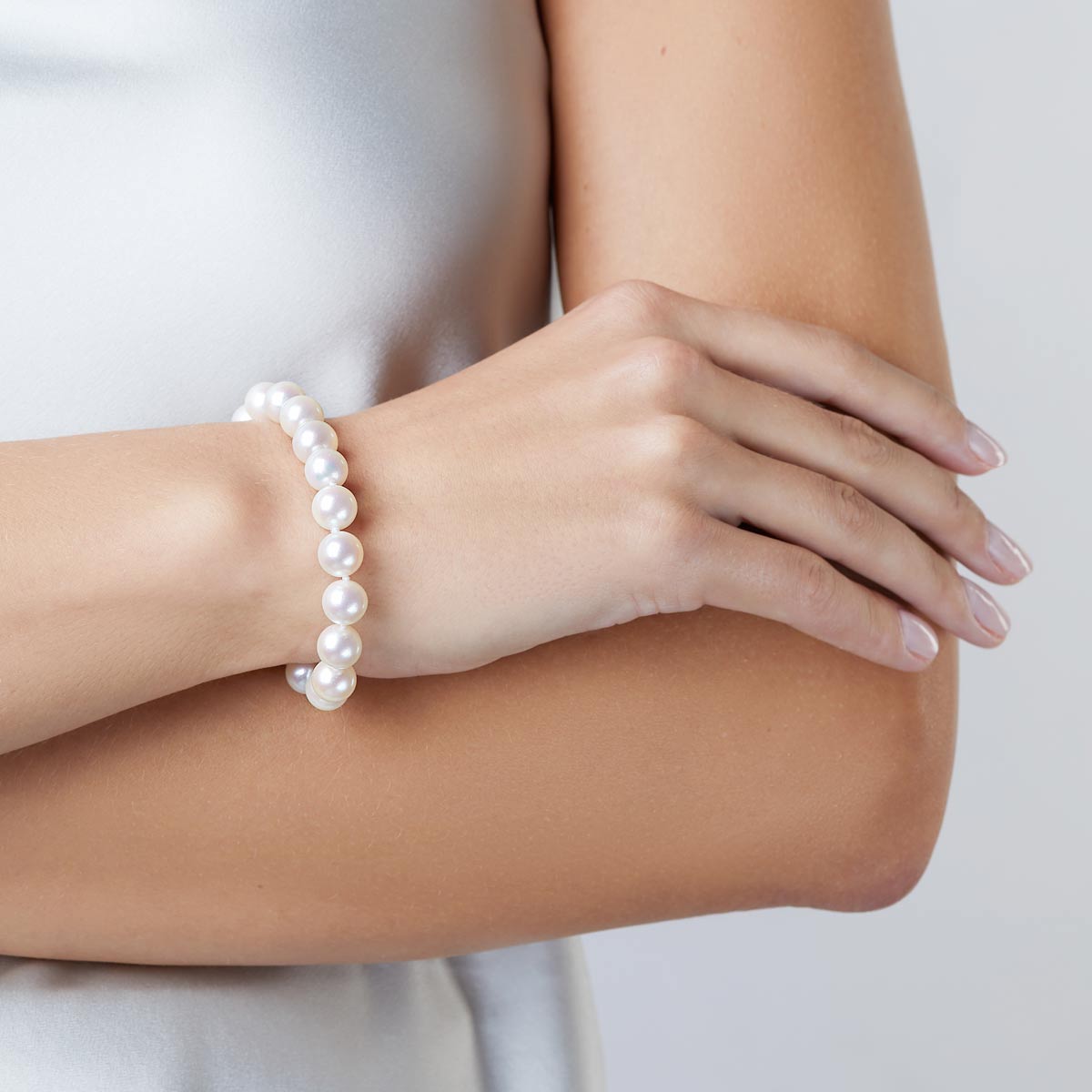 White Gold / White Freshwater / 8mm