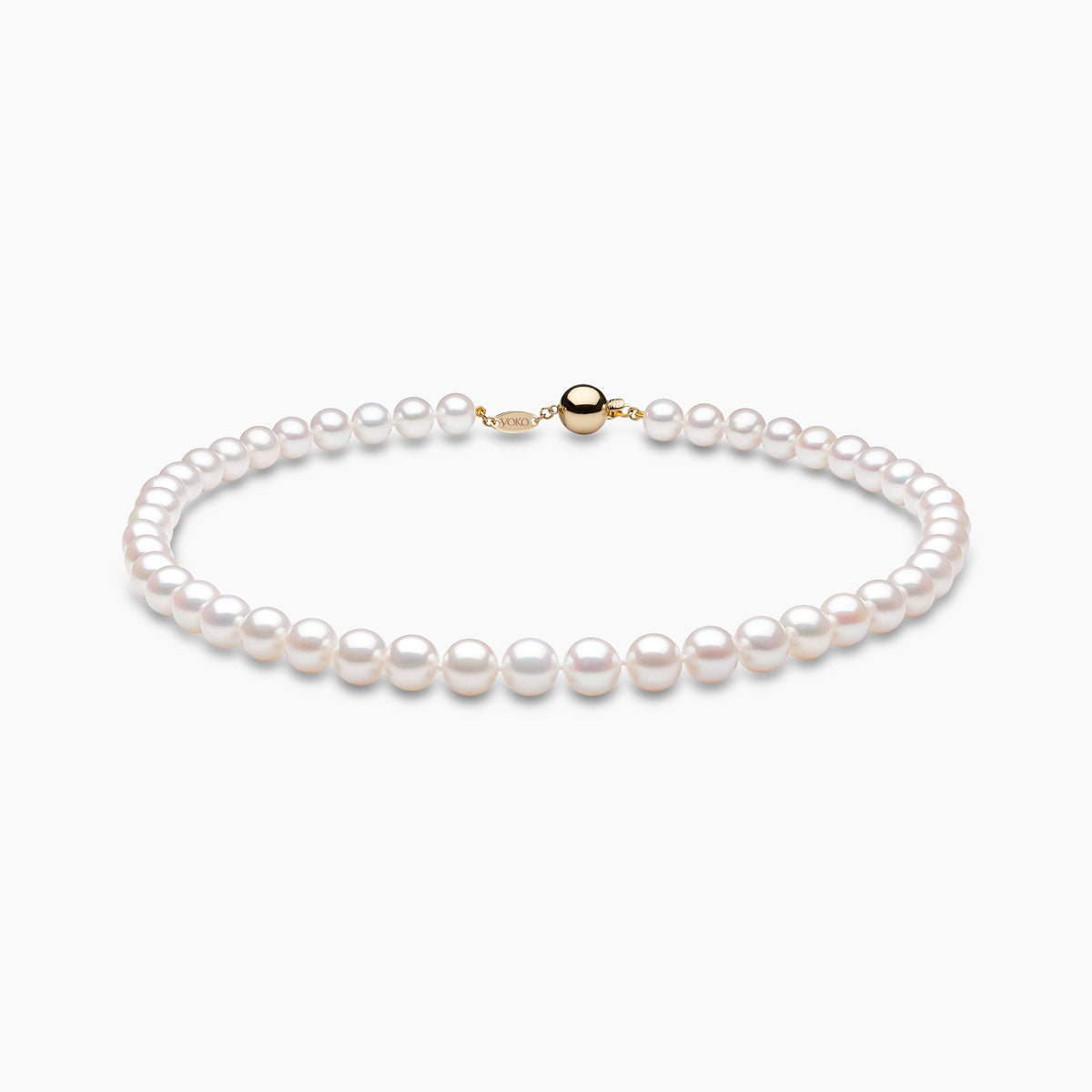 Yellow Gold / White Freshwater / 9mm