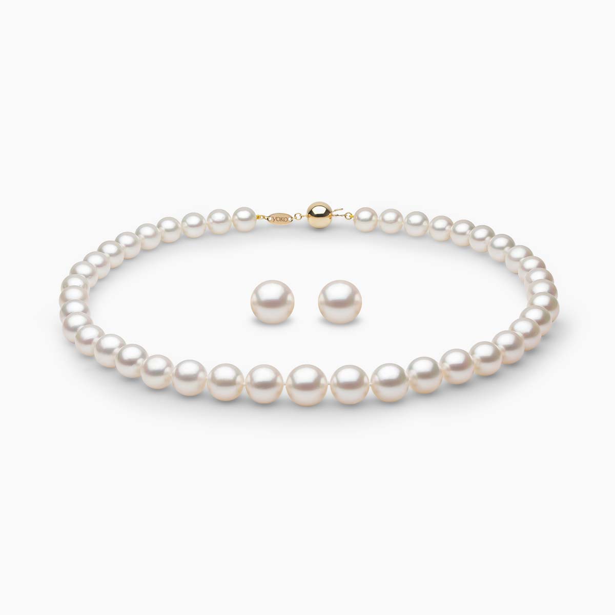 Yellow Gold / White Freshwater