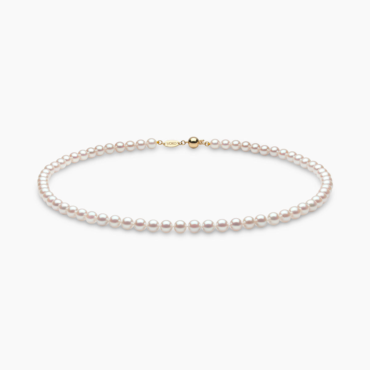 Yellow Gold / White Japanese Akoya / 6mm