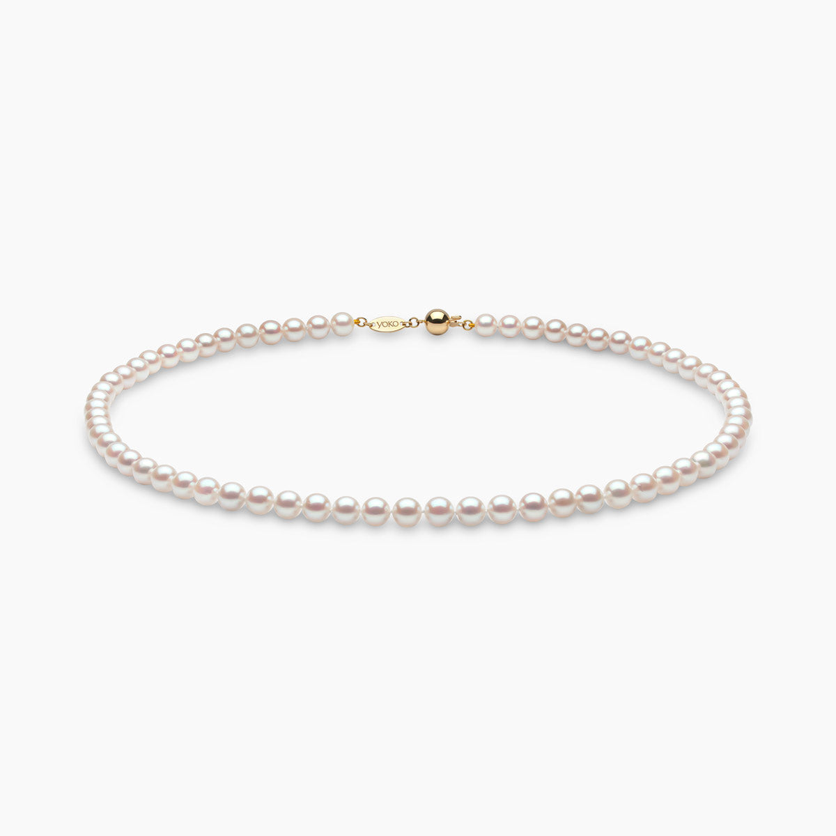 Yellow Gold / White Japanese Akoya / 6mm