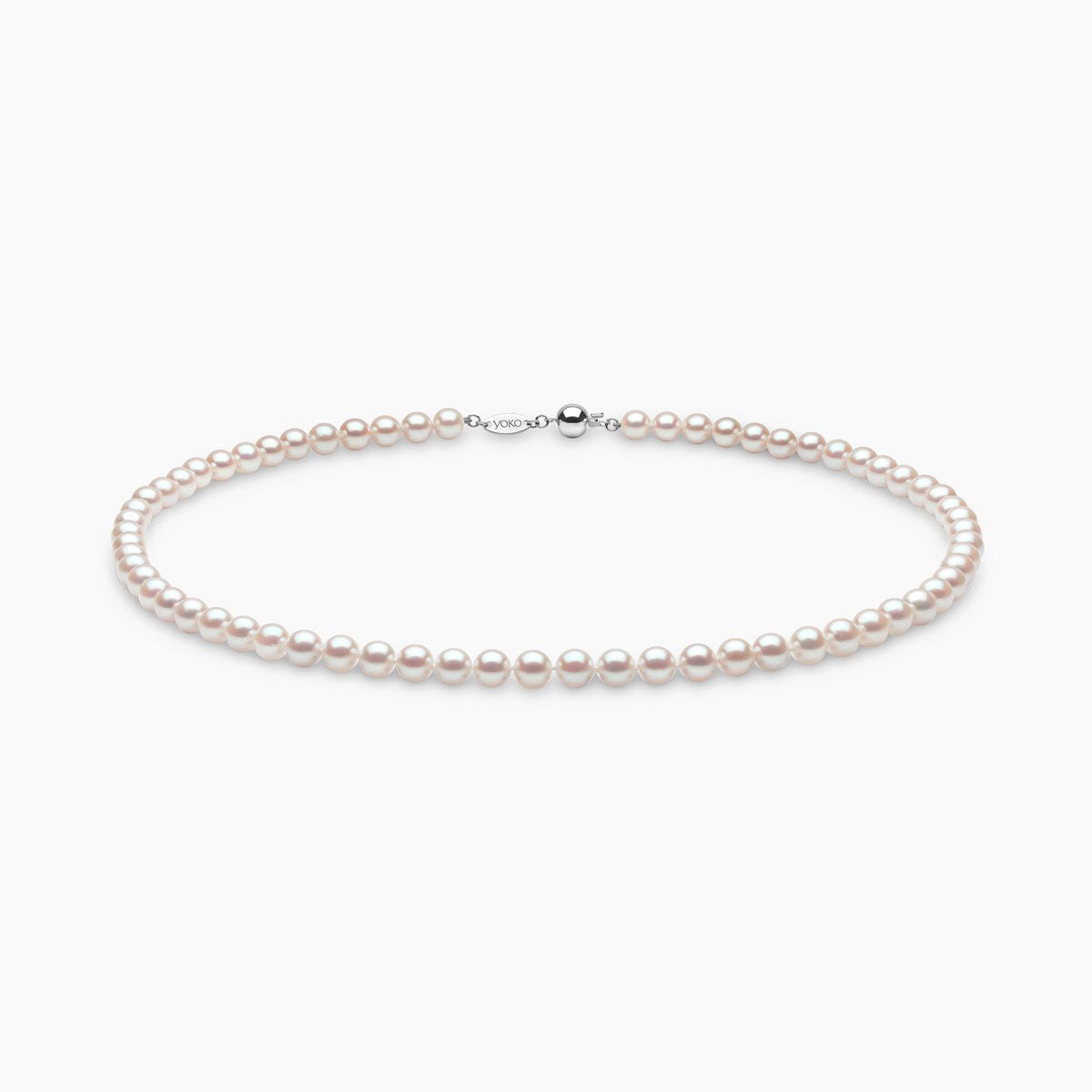 White Gold / White Japanese Akoya / 6mm