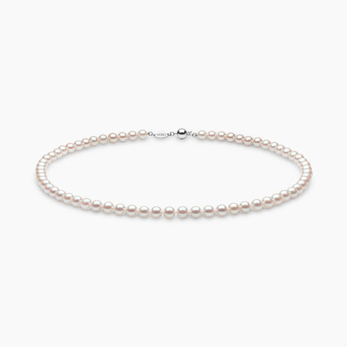 White Gold / White Japanese Akoya / 6mm