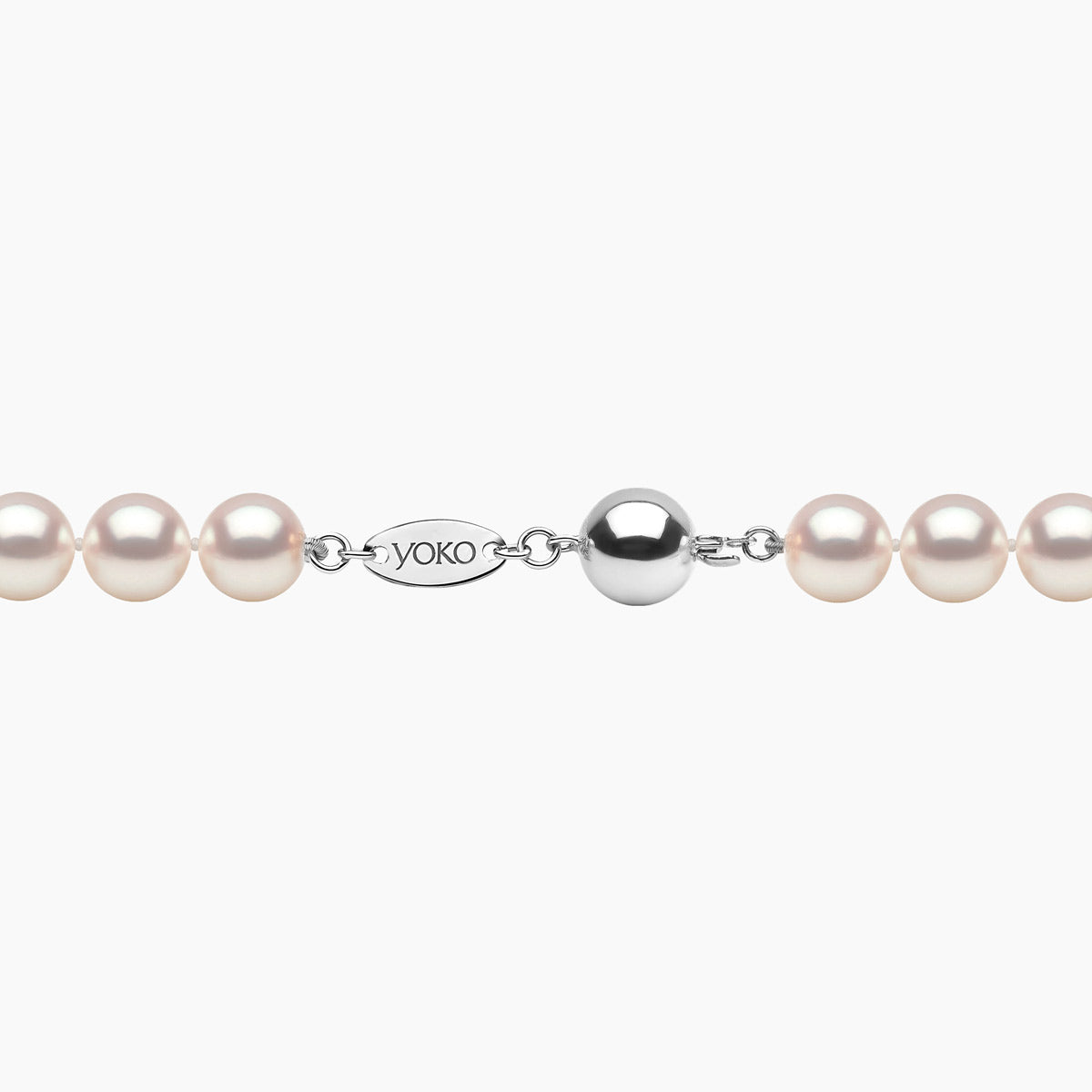 White Gold / White Japanese Akoya / 6mm