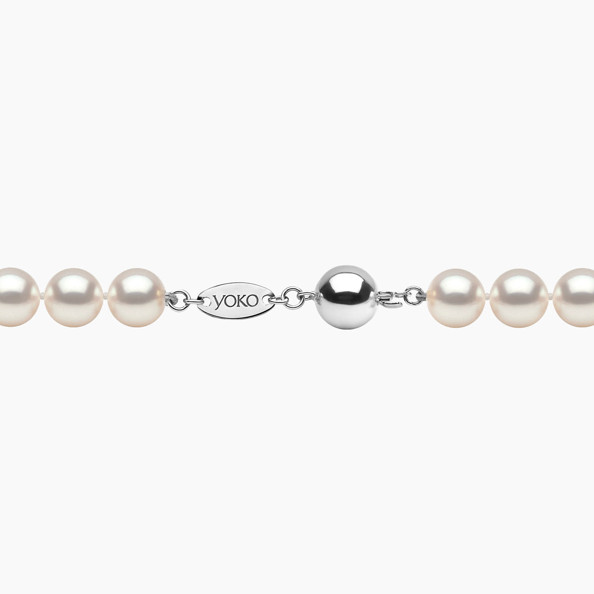 White Gold / White Japanese Akoya / 6mm
