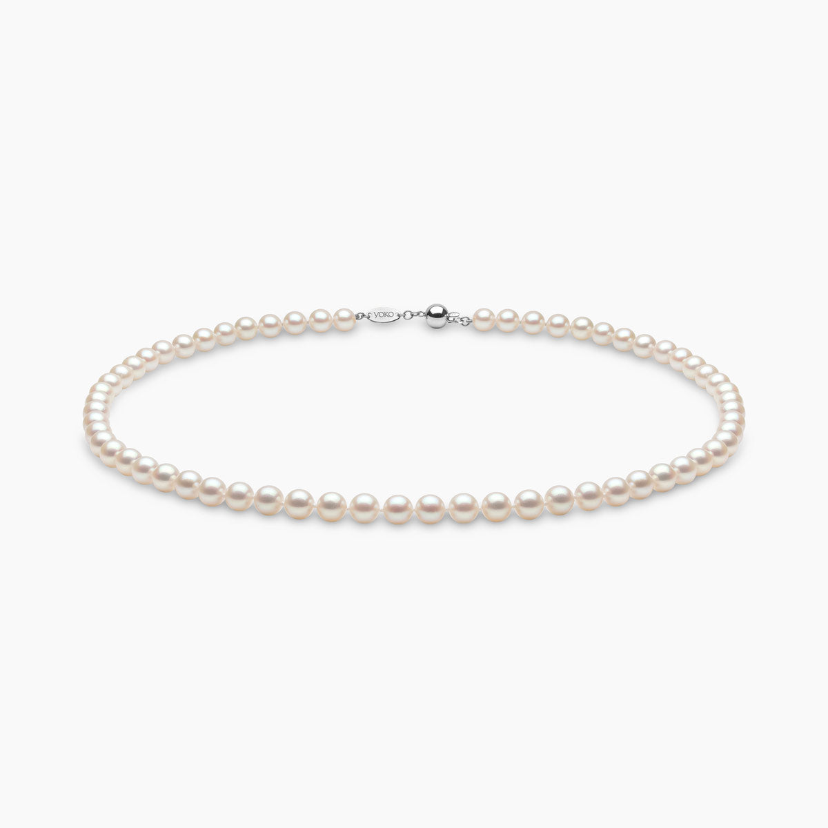 White Gold / White Japanese Akoya / 6.5mm