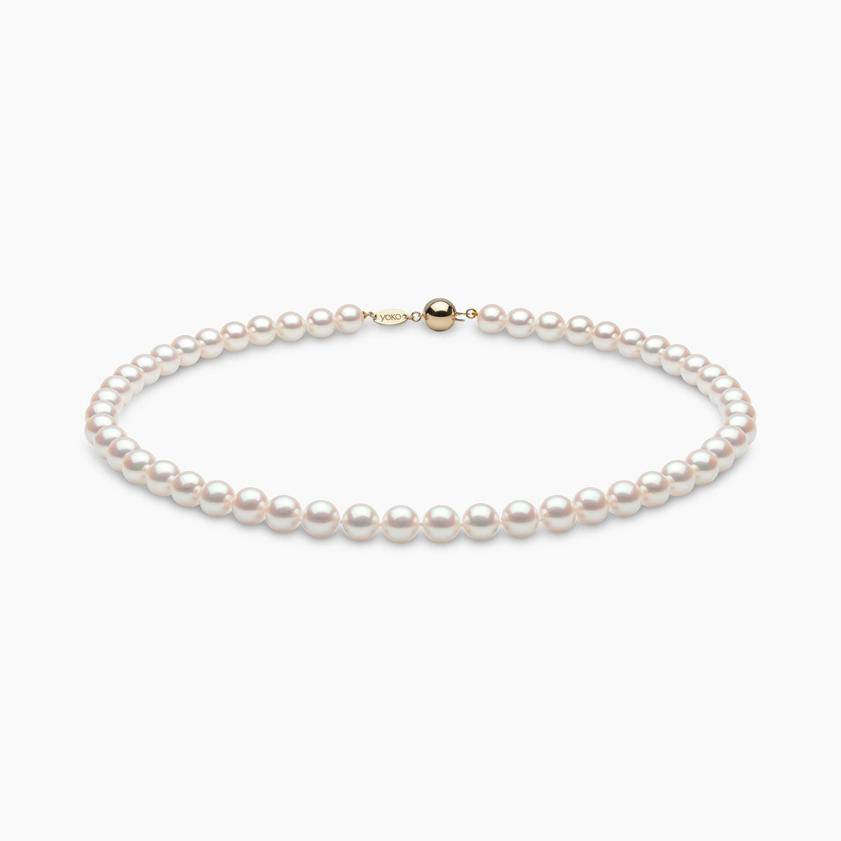 Yellow Gold / White Japanese Akoya / 8mm