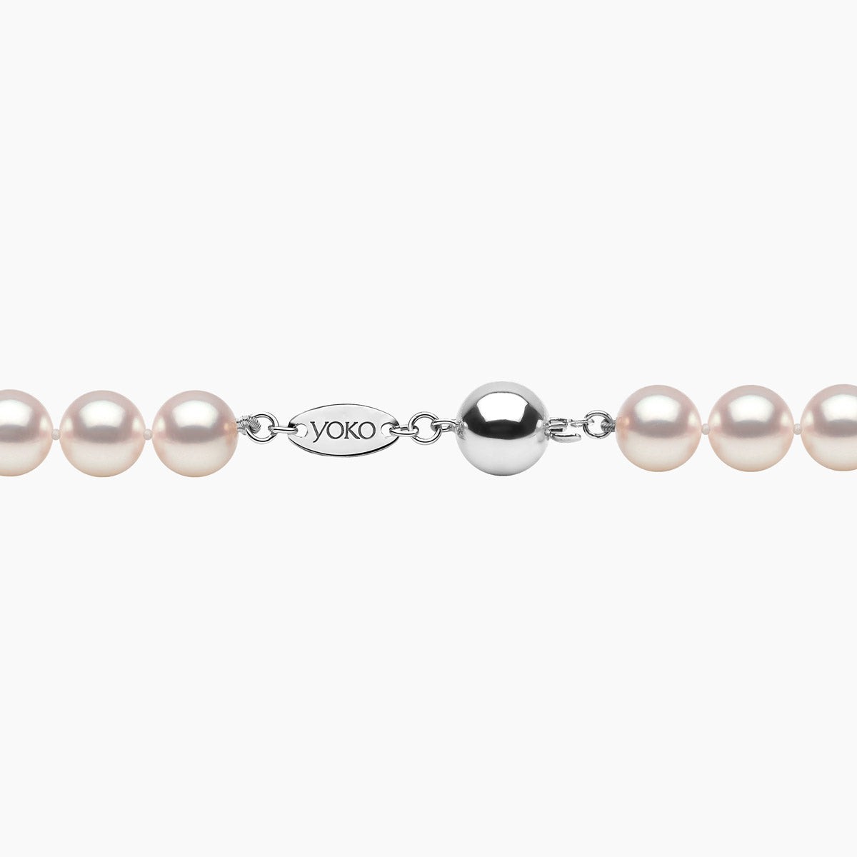White Gold / White Japanese Akoya / 8mm
