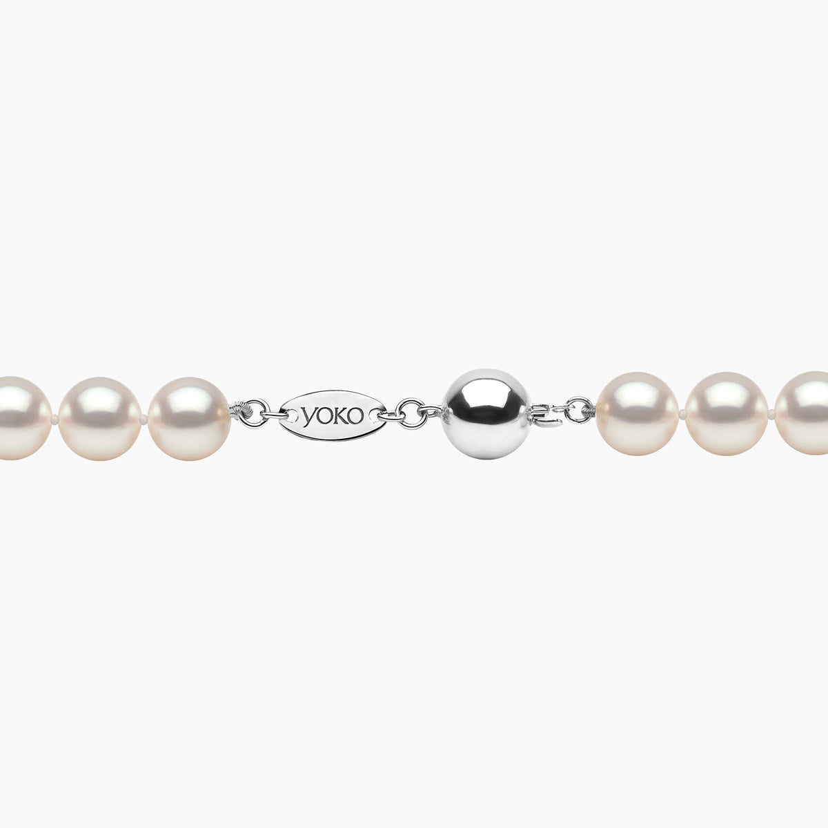 White Gold / White Japanese Akoya / 8mm