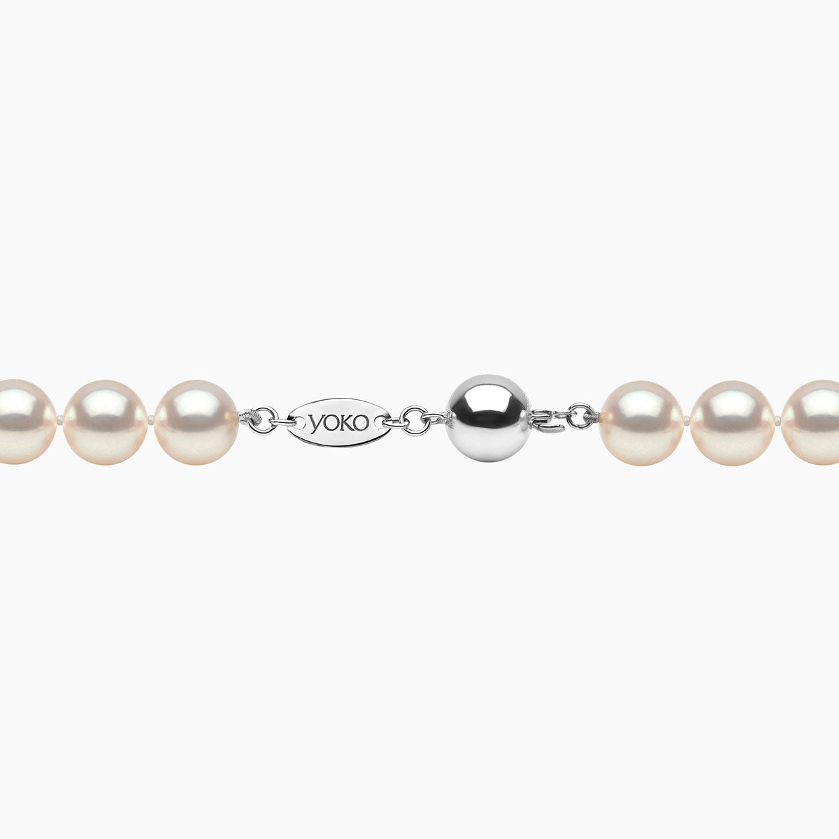 White Gold / White Japanese Akoya / 8.5mm