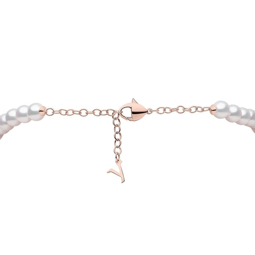 Rose Gold / White Freshwater