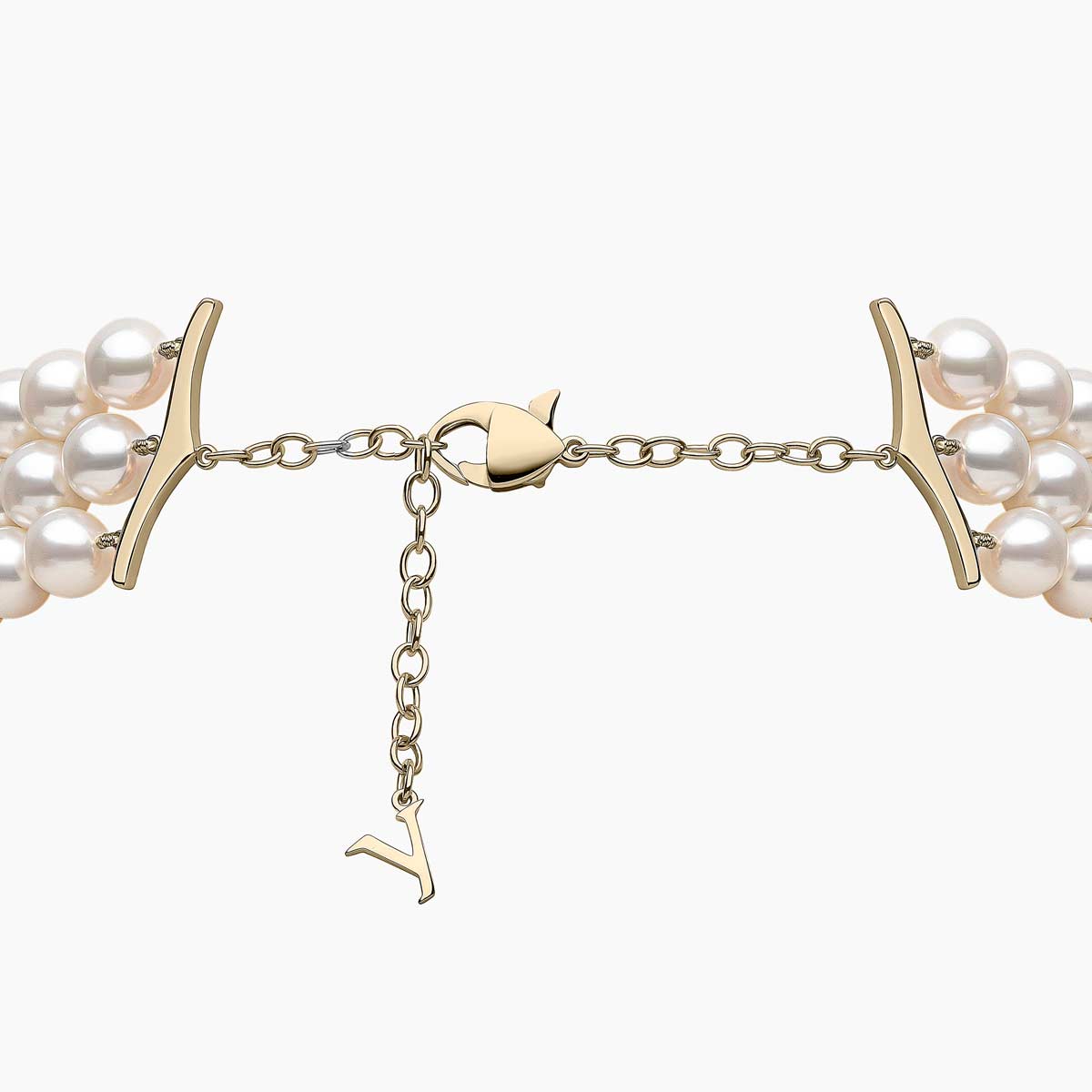 Yellow Gold / White Japanese Akoya