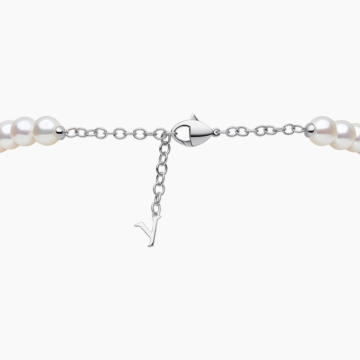 Y by Yoko 18K Rose Gold Akoya Pearl and Diamond Strand Necklace